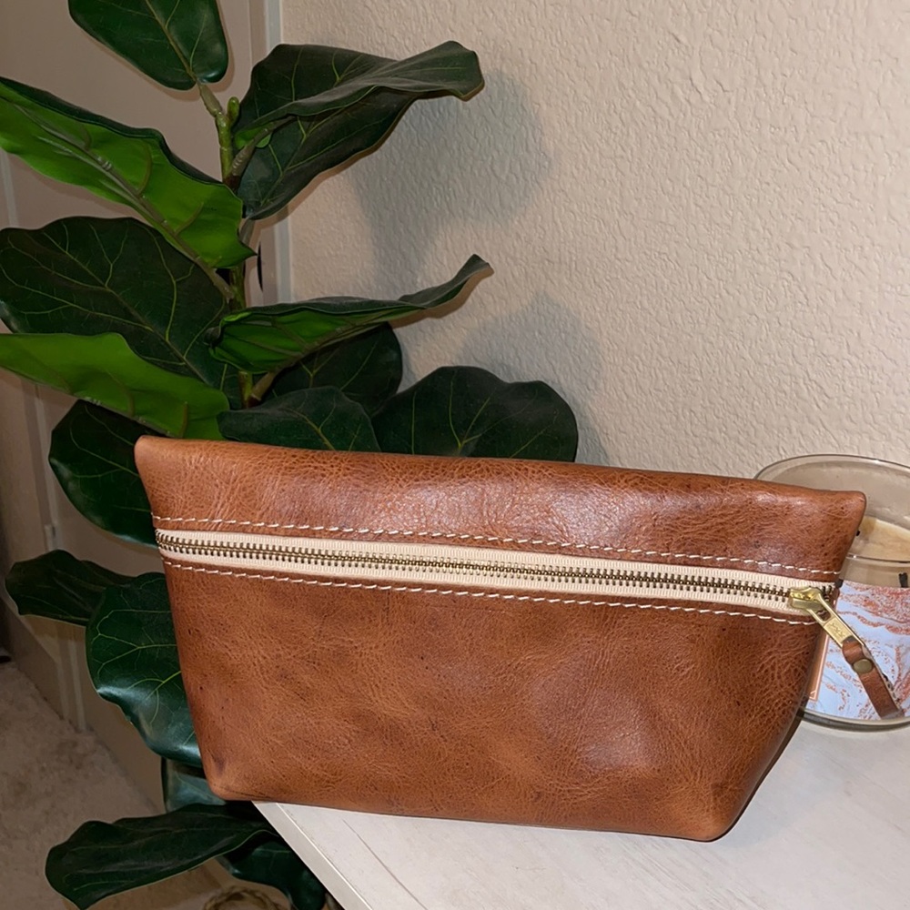 Portland Leather Goods Cosmetic Bag